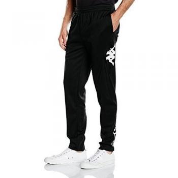 Kappa Biella - Pantalones deportivos para hombre, color negro, talla XXL