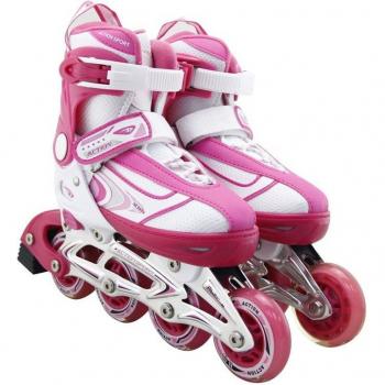Patines Atipick Push Extensibles en Línea - Rosa