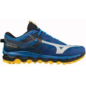 Mizuno Wave Mujin 9 Men's Trail Running Shoes Blue Yellow