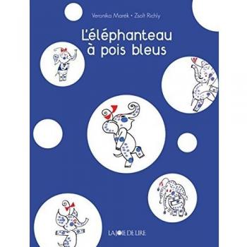 Elefante de Juguete con Puntos Azules
