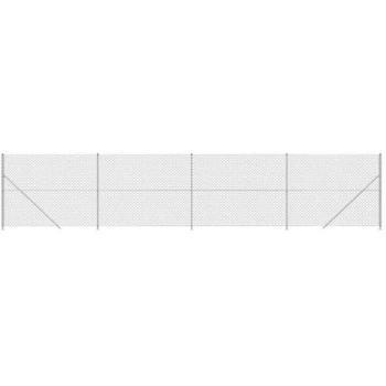 Cerca de alambre con brida 1,6x10 m Color Verde, Antracita, Plateado - Perfecta para plantas y animales, múltiples usos malla para ventilación, seguridad, ventana, jardín