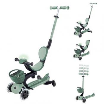 Patinete Evolutivo Globber Go Up Baby 360 Luces Verde Oliva