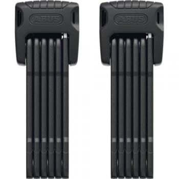 ABUS Bordo Granit 6500K/90 Black SH Twinset - High Security Folding Bike Lock Set