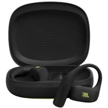Auriculares Deportivos Inalámbricos JBL Endurance Zone True Wireless Open-Ear, Diseño Ergonómico, Resistencia IP68, 32 horas de Autonomía, Reducción de Ruido, Negro/Verde