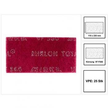 Mirka 8111202537 Mirlon Materiales de Lija Total VF 360, 115 x 230 mm, 25 Pro Pack