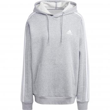 Sudadera Adidas Essentials Fleece 3S HD Hombre - Material de felpa suave, ajuste regular, capucha con cordón ajustable, bolsillos laterales, logo adidas en el pecho