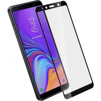 Protector de Pantalla Galaxy A7 2018 Cristal Templado con Bordes Negros