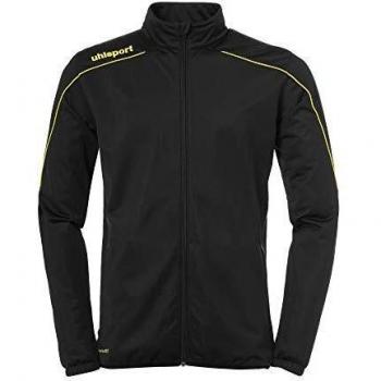 uhlsport Stream 22 Classic Jacket Chaqueta con Cuello Alto, Unisex Adulto, Black/Lime Yellow, L