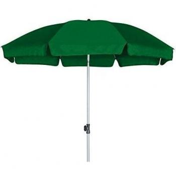 GoodSun Sombrilla de jardín BE, verde oscuro, 240 cm, 10 piezas
