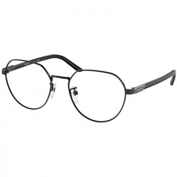 Prada PR 62YVD Asian Fit 1AB1O1 Gafas Recetadas para Mujer Negras