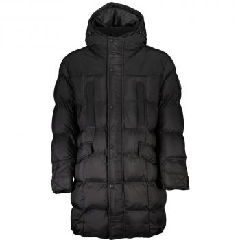 Hugo Boss Sleek Hooded Black Polyamide Jacket - IT50 | L