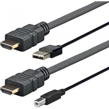 Adaptador de Video Vivolink PRO HDMI con USB 2.0 A/B y Amplificador - 5 m