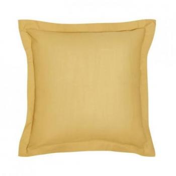Funda de Cojín TODAY Esencial Amarillo 63 x 63 cm - 100% Algodón Liso