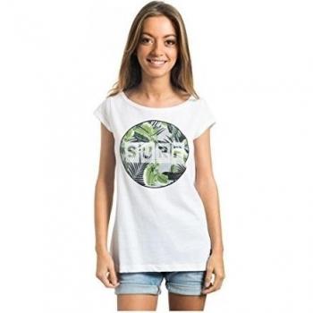 Rip Curl Graciano Tee - Camiseta para mujer, color blanco, talla S