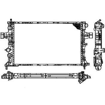 Radiador de Motor MAHLE ORIGINAL CR 319 000S para OPEL Zafira A - Refrigeración Eficiente del Motor