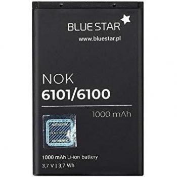 Blue Star Premium - Batería de Li-Ion litio 1000 mAh de Capacidad Carga Rapida 2.0 Compatible con el nokia 6101 / 6100 / 6300