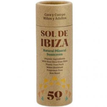 Protector Solar Natural Sólido SPF50 Sol de Ibiza