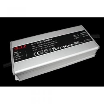 Fuente de alimentación LED DC24V 350W impermeable IP67 resistente al agua GLP