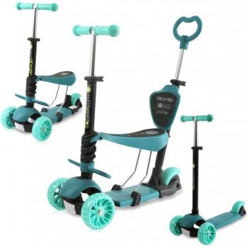 Patinete evolutivo con asiento y mango parental Draxter Plus de Lorelli