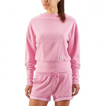Skins Activewear Wireless Sport, sudadera de Fleece Mujer, mujer, SP40300051021FS, Flamingo/Marle, Small