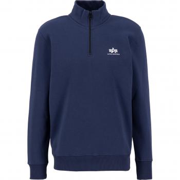 Alpha Industries Men's Half-Zip Sweatshirt, Ultra Navy, 2XL
