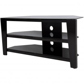 AVF Vico TV Stand with Glass Shelves for TVs up to 55-Inch, Black