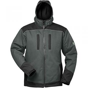 Chaqueta Softshell de Invierno Elysee Ajax, Talla 2XL, Gris/Negro