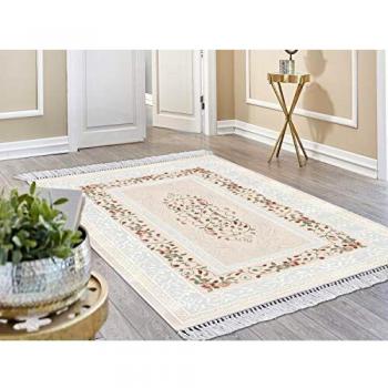 Homemania HALI-36190 - Alfombra Estampada Petal 1 Estampada, Moderna, Multicolor de Tela, 160 x 230 cm
