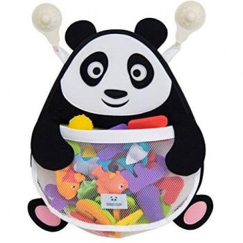 Nooni Care Baño Guardar Juguetes | Panda Bolsa Juguetes bañera | Red Juguetes Bañera | Guarda Juguetes bañera con Dos ventosas | Accesorios Baño Niño Increíble