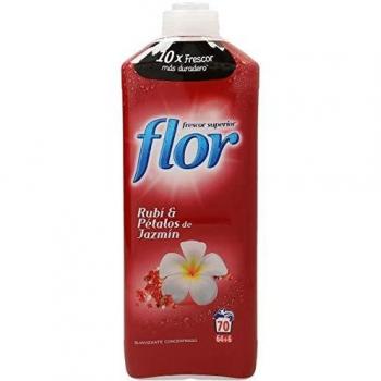 FLOR suavizante concentrado rubi y pétalos de jazmín botella 70 lv