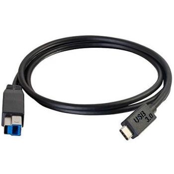 Cable USB 3.0 de 3m tipo C a tipo B, negro (USB 3.1 Gen 1)