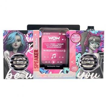 Altavoz inalámbrico WOW Generation KIDS con carga por pilas y USB, amplificador de sonido