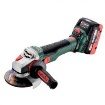 Amoladora Angular a Batería Metabo WVB 18 LTX BL 15-125 Quick, 18V, 125mm, Sin Carbones, Incluye 2 Baterías de 5.5Ah y C