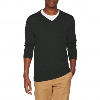 SELECTED HOMME Slhtower Merino V-Neck B Noos, suéter para Hombre, Marrón Deep Forest, XX-Large