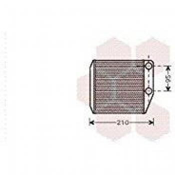Radiador de calefacción VAN WEZEL 17006313