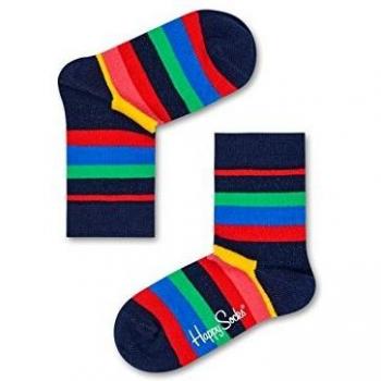 Happy Socks Stripe Calcetín Informal, Marine, 2-3 Años para Niños