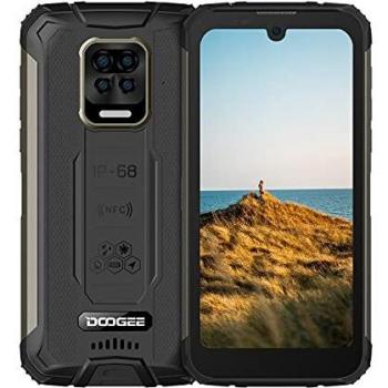 Smartphone Robusto DOOGEE S59, IP68 a Prueba de Agua Teléfono Móvil, Batería de 10050 mAh, 4GB + 64GB, Android 10, Pantalla HD + de 5.71 '', Cuatro Cámaras de 16MP + 8MP, 4G Dual SIM, NFC/GPS-Negro