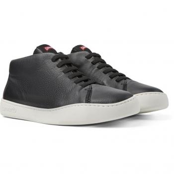 Camper Peu Touring Men's Black Leather Sneakers