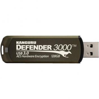Pendrive Kanguru Defender 3000 - USB 3.2 Gen 1 - 32 GB - Encriptado FIPS 140-2 Nivel 3 - TAA conforme
