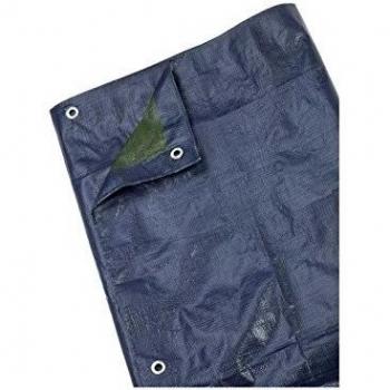Toldo de Lona Doble Cara 1,5x6m 70gr Verde y Azul KRT660101