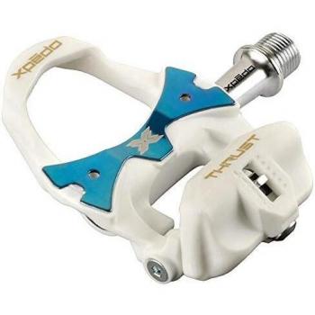 Xpedo 2019-09-16T00 00.000Z Clipless Thrust 8 Team - Pedales para Bicicleta, Color Blanco y Azul
