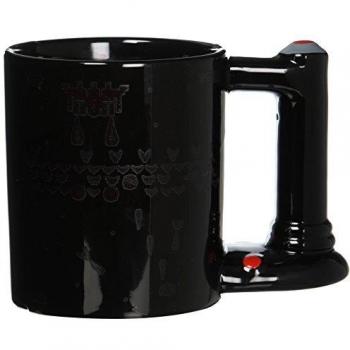 Thumbs Up! Taza Retro Arcade, Cerámica, Negro, 16x11.5x10 cm