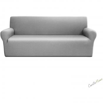Funda Cubre Sofa Compact Unito. - 4 plazas, Gris claro