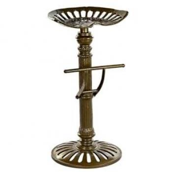 Taburete DKD Home Decor Dorado Metal (44 x 33 x 82 cm)
