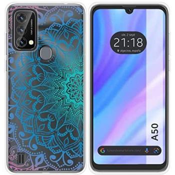 Funda de Silicona Transparente Mandala para Blackview A50 - Gel TPU