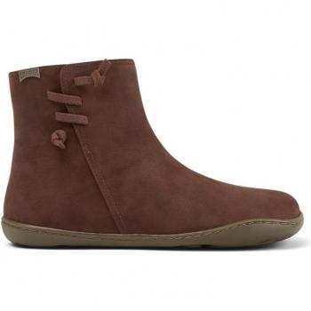 Camper Peu Cami Women's Brown Suede Ankle Boots