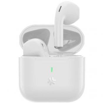 Auriculares Inalámbricos Verdaderos Celly Compact WH - TWS, Color Blanco, Unisex, Tamaño Único