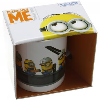 Despicable Me 2 Girder - Taza de cerámica, diseño de los personajes de Gru 2. Mi villano favorito sobre una viga