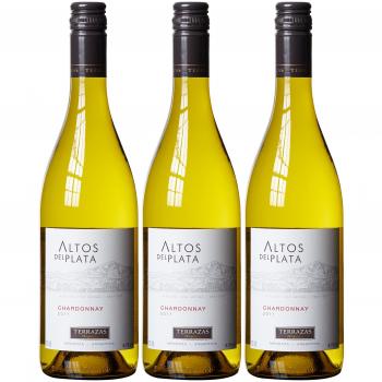 Vino Blanco Altos del Plata Chardonnay 750ml - Fresco y Aromático