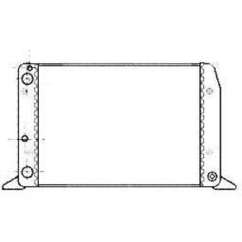 Radiador de refrigeración del motor VAN WEZEL 03002028 para AUDI 80 B3